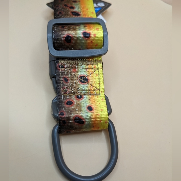 Brown Trout Pattern Dog Collar Size X-Large - Picture 3 of 6
